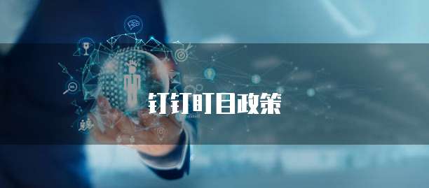钉钉盯目政策