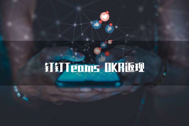 钉钉Teams OKR返现