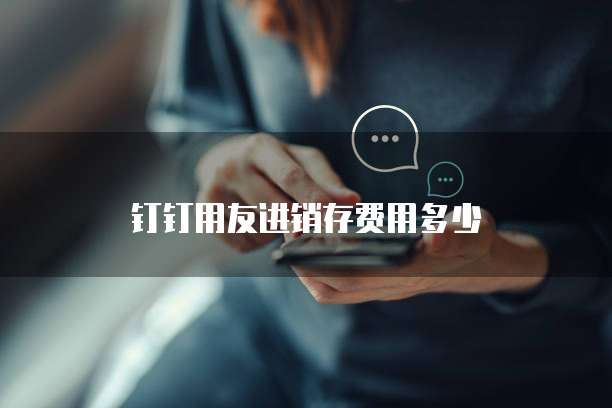 钉钉用友进销存费用多少