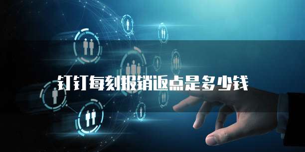 钉钉每刻报销返点是多少钱