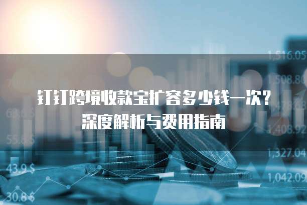钉钉跨境收款宝扩容多少钱一次？深度解析与费用指南