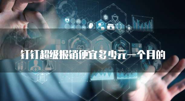 钉钉超级报销便宜多少元一个月的