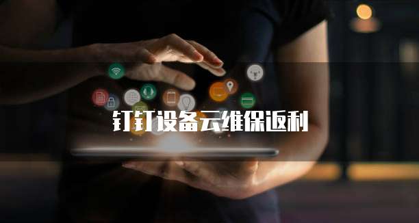 钉钉设备云维保返利