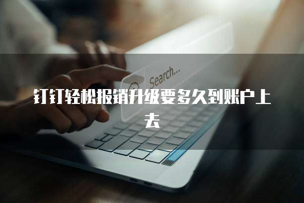 钉钉轻松报销升级要多久到账户上去