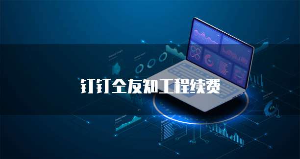 钉钉仝友知工程续费