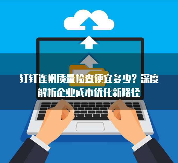 钉钉连帆质量检查便宜多少？深度解析企业成本优化新路径
