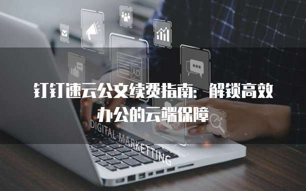 钉钉速云公文续费指南：解锁高效办公的云端保障