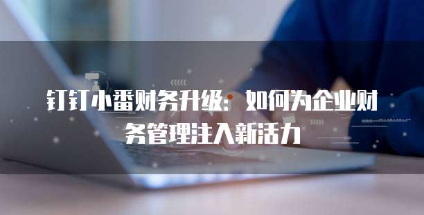 钉钉小番财务升级:如何为企业财务管理注入新活力