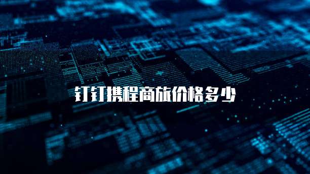 钉钉携程商旅价格多少