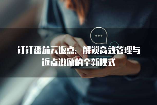 钉钉番茄云返点：解锁高效管理与返点激励的全新模式