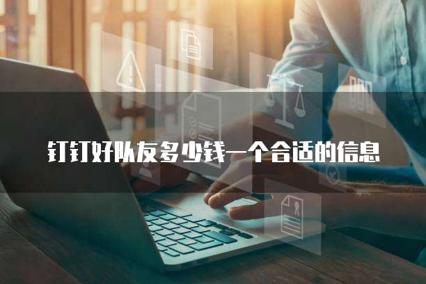 钉钉好队友多少钱一个合适的信息