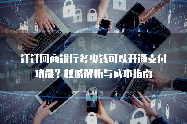 钉钉网商银行多少钱可以开通支付功能？权威解析与成本指南