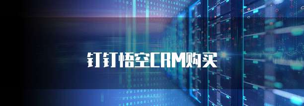 钉钉悟空CRM购买