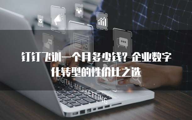 钉钉飞训一个月多少钱?企业数字化转型的性价比之选