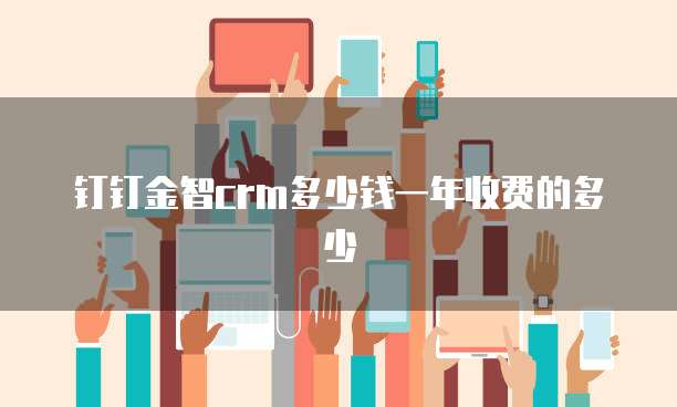 钉钉金智crm多少钱一年收费的多少