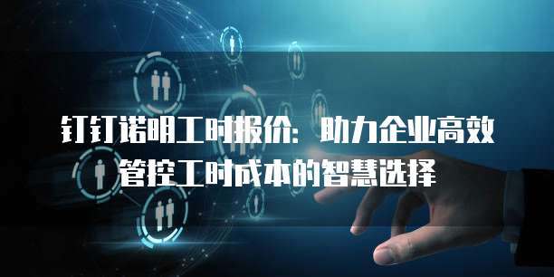 钉钉诺明工时报价:助力企业高效管控工时成本的智慧选择