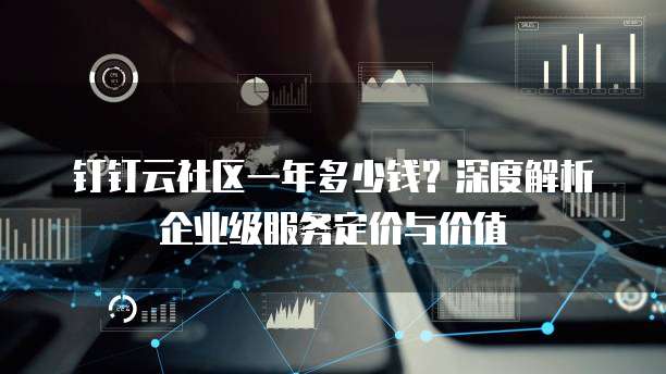 钉钉云社区一年多少钱?深度解析企业级服务定价与价值
