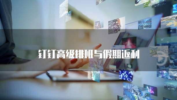 钉钉高级排班与假期返利