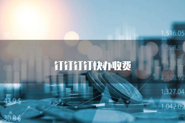 钉钉钉钉快办收费