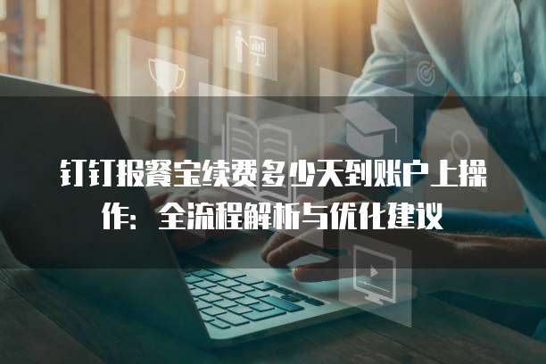 钉钉报餐宝续费多少天到账户上操作:全流程解析与优化建议