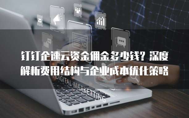 钉钉企速云资金佣金多少钱?深度解析费用结构与企业成本优化策略