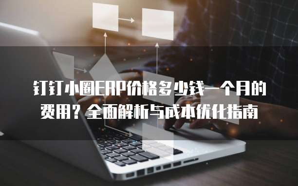 钉钉小圈ERP价格多少钱一个月的费用?全面解析与成本优化指南