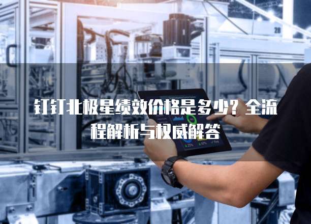 钉钉北极星绩效价格是多少？全流程解析与权威解答