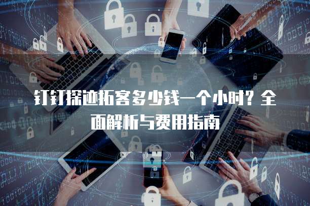钉钉探迹拓客多少钱一个小时？全面解析与费用指南