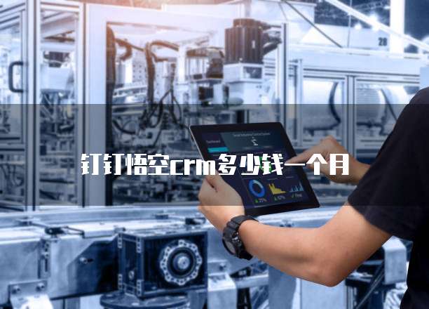 钉钉悟空crm多少钱一个月