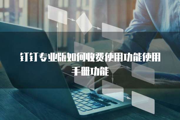 钉钉专业版如何收费使用功能使用手册功能