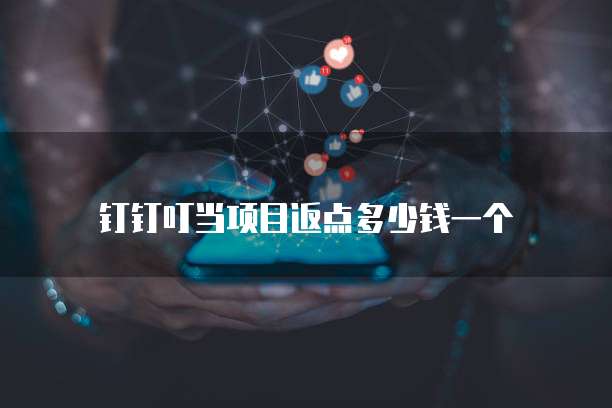 钉钉叮当项目返点多少钱一个