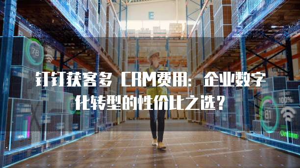 钉钉获客多 CRM费用：企业数字化转型的性价比之选？