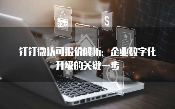 钉钉微认可报价解析:企业数字化升级的关键一步