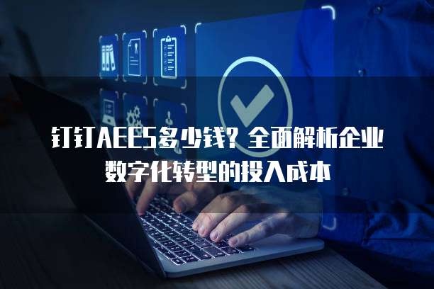 钉钉AEES多少钱?全面解析企业数字化转型的投入成本