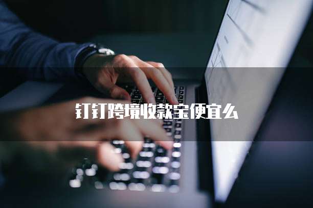 钉钉跨境收款宝便宜么