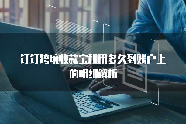 钉钉跨境收款宝租用多久到账户上的明细解析