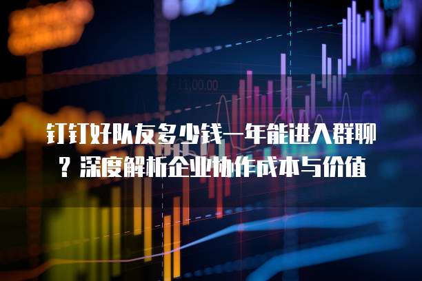 钉钉好队友多少钱一年能进入群聊？深度解析企业协作成本与价值