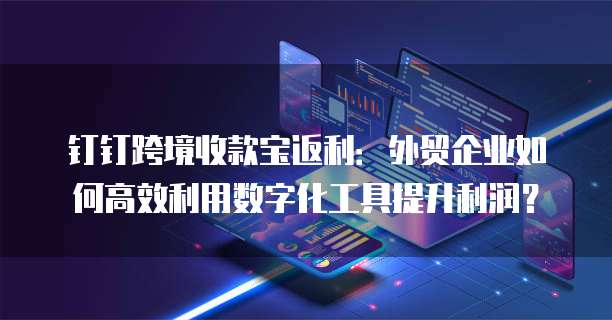 钉钉跨境收款宝返利:外贸企业如何高效利用数字化工具提升利润?