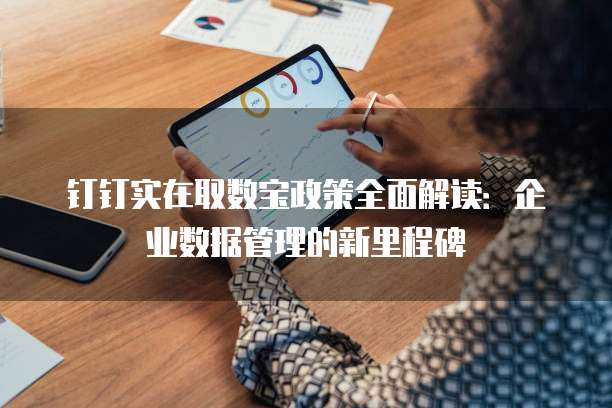 钉钉实在取数宝政策全面解读:企业数据管理的新里程碑