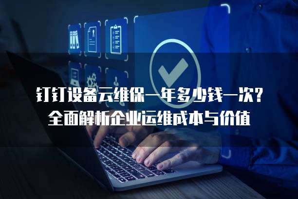钉钉设备云维保一年多少钱一次?全面解析企业运维成本与价值