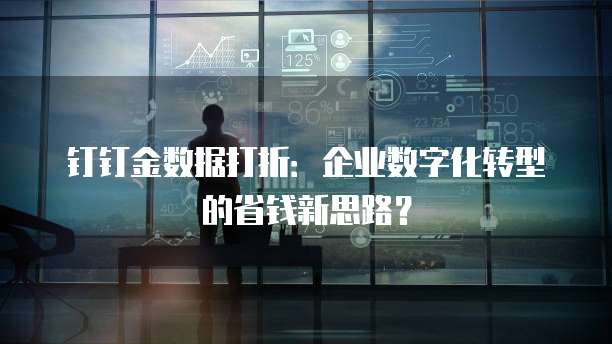 钉钉金数据打折：企业数字化转型的省钱新思路？