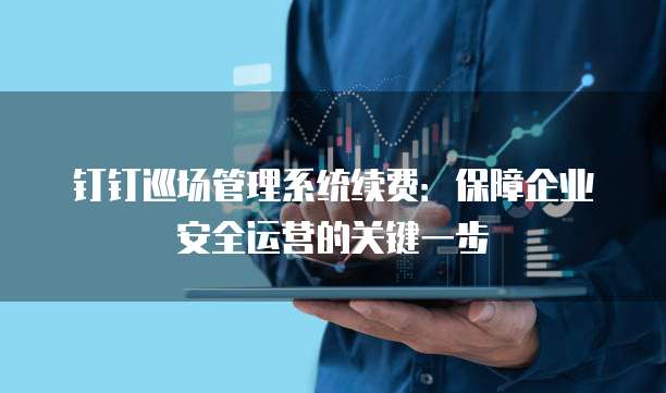 钉钉巡场管理系统续费：保障企业安全运营的关键一步