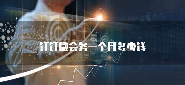 钉钉微会务一个月多少钱