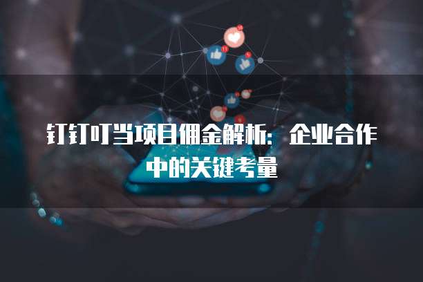 钉钉叮当项目佣金解析：企业合作中的关键考量