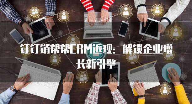 钉钉销帮帮CRM返现：解锁企业增长新引擎