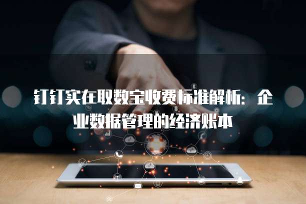 钉钉实在取数宝收费标准解析：企业数据管理的经济账本