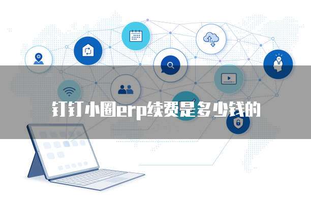 钉钉小圈erp续费是多少钱的