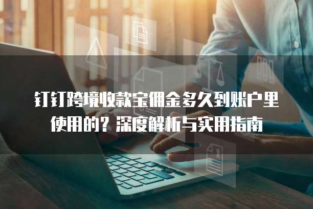 钉钉跨境收款宝佣金多久到账户里使用的？深度解析与实用指南