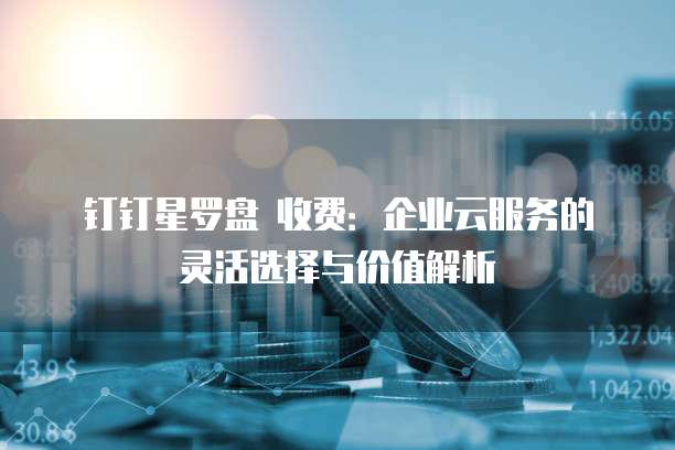 钉钉星罗盘 收费:企业云服务的灵活选择与价值解析