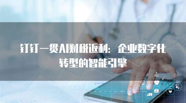 钉钉一贯AI财税返利:企业数字化转型的智能引擎